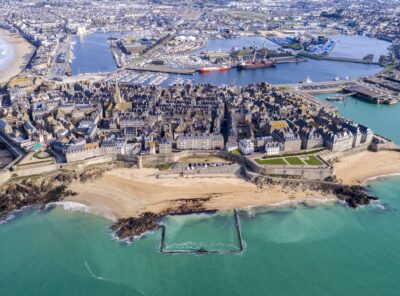 aérienne saint-malo ciel intra-muros