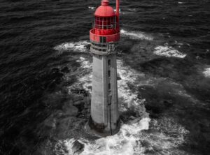 phare du grand jardin au large de saint malo